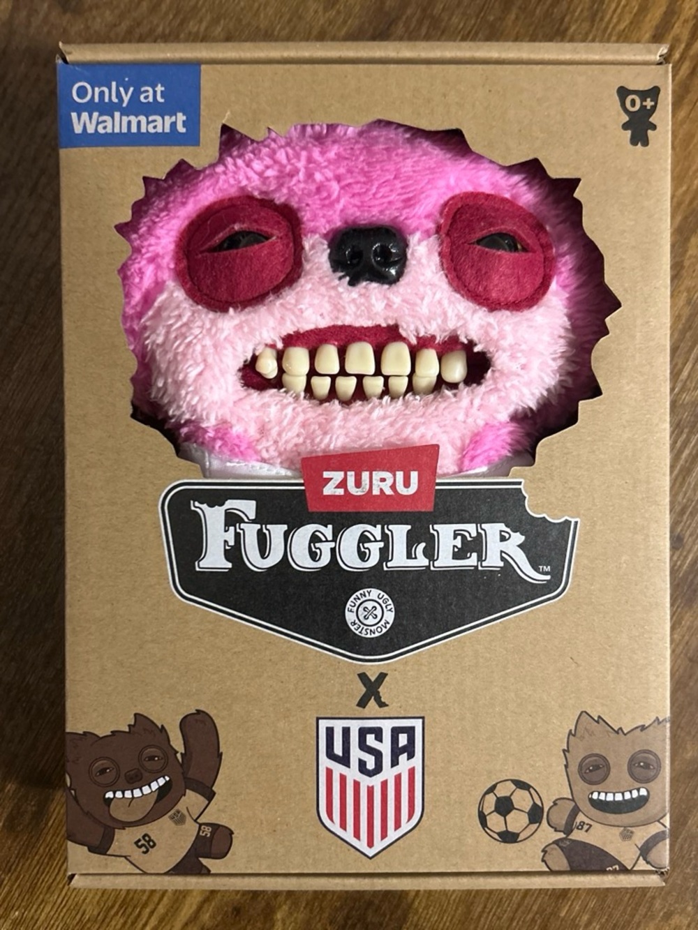 Pink Fuggler Soccer Plush